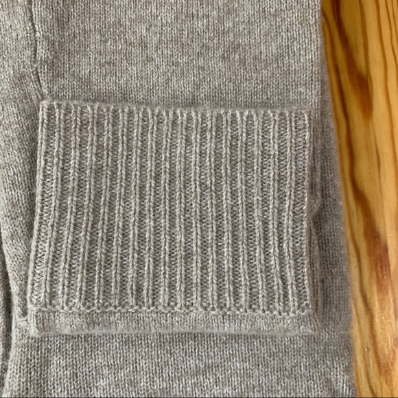 InCashmere Cowl Neck Cashmere Oatmeal Sweater - Picture 7 of 8